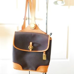 Vintage Dooney & Bourke Cabriolet Leather Backpack